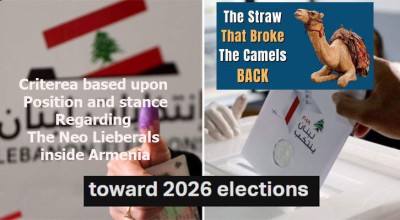 Since you prefer the neoliberals inside Armenia and prepared to deny the faithful, let the NeoLiberals support your campaign in Lebanon in 2026