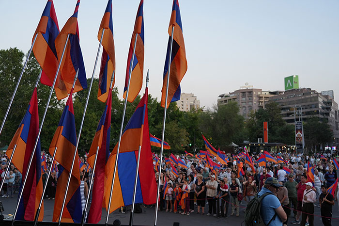Ազգային Ժողովրդավարական Բևեռ երթ հանրահաւաք