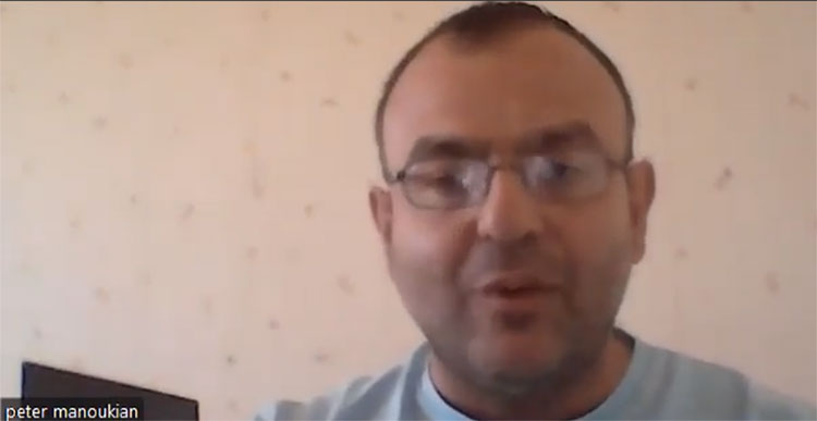 Lebanese Armenian Blogger web developer Peter Manoukian