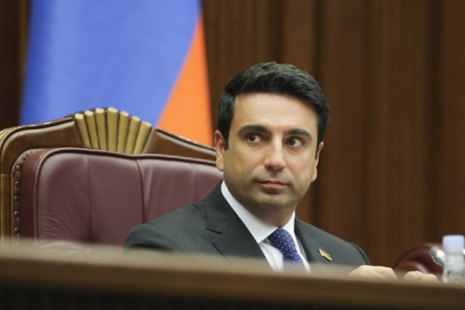 Armenian National Assembly President Speaker Alain Simonion